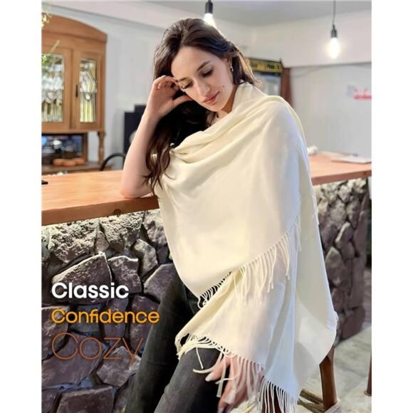 Pashmina Shawl Wraps Cashmere Feel Blanket Scarves Fashion Scarf for Women - Picture 2 of 7